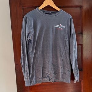 Cape Cod Potato Chips, small Long Sleeve Blue/Gray Tee